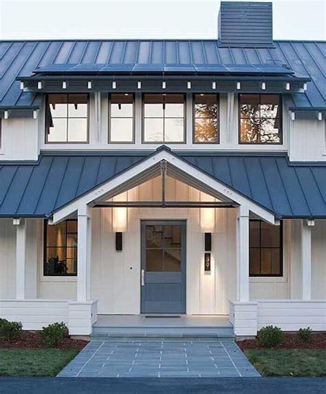 metal roof on a colonial house|historic standing seam metal roof.